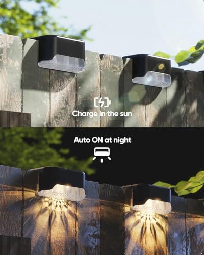 Solar Deck Lights (4 Count)