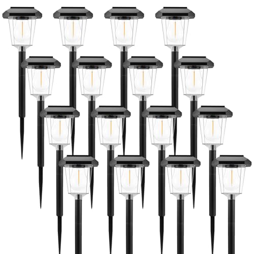 16Pack Solar Pathway Lights Outdoor (16 Count)