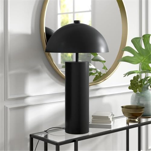 York 27" Tall Table Lamp with Metal Shade in Blackened Bronze