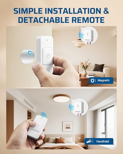 Wireless Light Switch and Receiver Kit