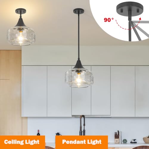 Black Pendant Lights for Island