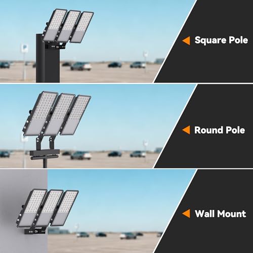 200W Upgraded LED Parking Lot Light with Photocell 30000lm 5000K