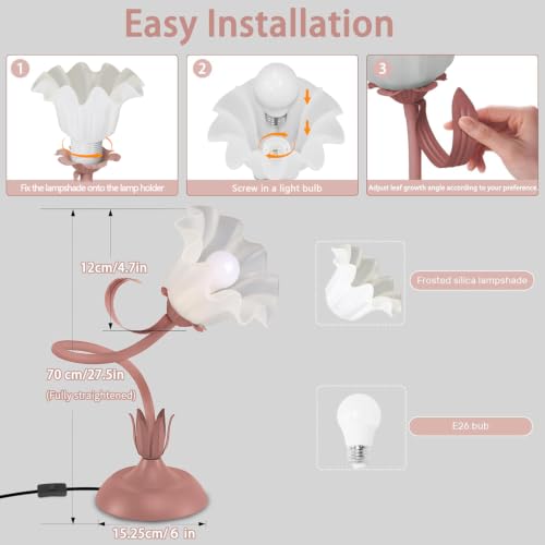 Women Bedside Table Lamps for Bedroom