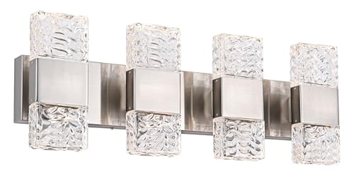 Brushed Nickel Bathroom Light Fixtures Over Mirror 23.6 Inch