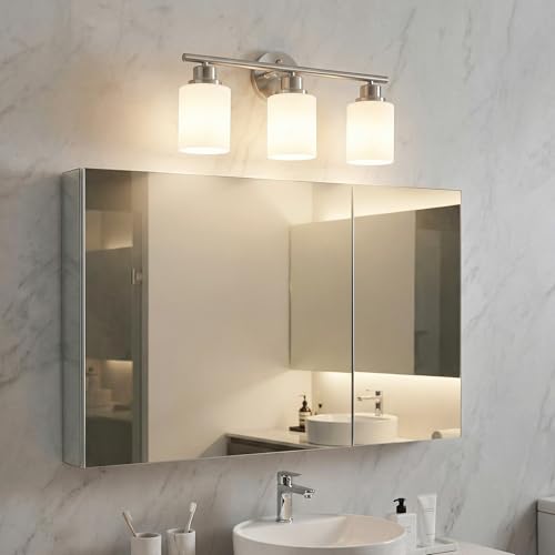 3 Light Bathroom Light Fixtures
