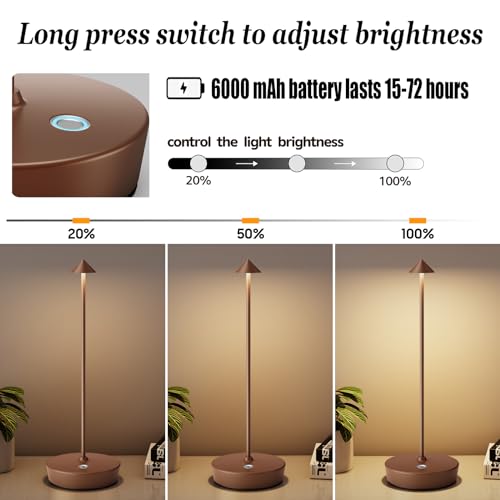 2Pack Rechargeable Cordless Table Lamp (2 Count)