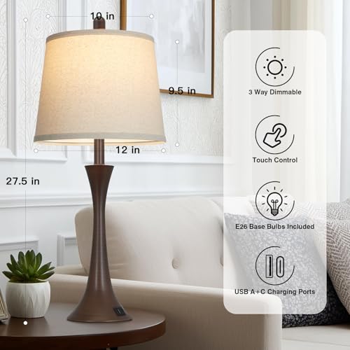 27.5" Table Lamps Set of 2 (2 Count)