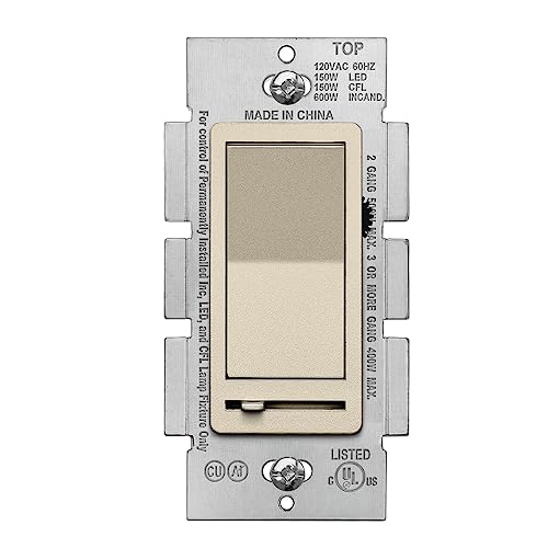Matte Champagne Gold Dimmer Light Switch