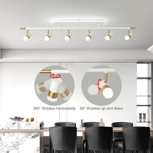 6 Light LED Track Lighting Fixtures Ceiling