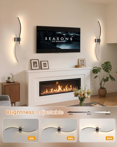 Battery Operated Wall Sconces Set of Two