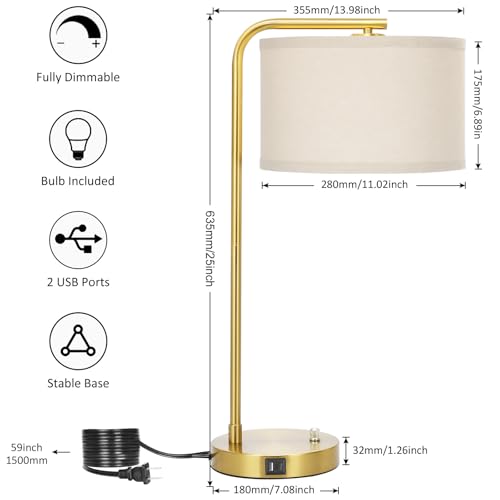 Mordern Gold Table Lamp