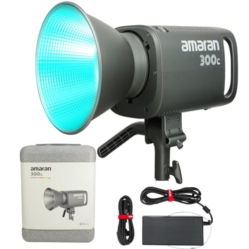 Amaran 300c RGB COB Video Light Bowen Mount