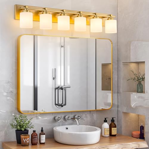 Modern Bathroom Light Fixtures Over Mirror