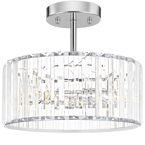 Modern Crystal Ceiling Light