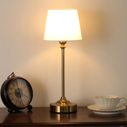 Gold Cordless Table Lamp with Rechargeable Battery