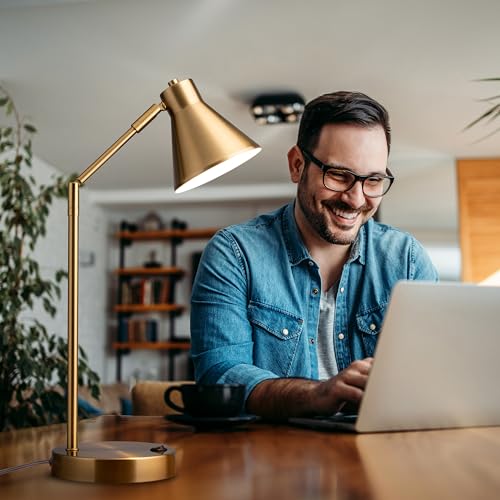 Astrum LED Desk Lamp with Dual USB Charging Ports