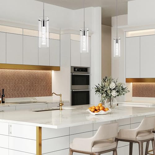Nickel Pendant Ceiling Light Fixture (3 Count)