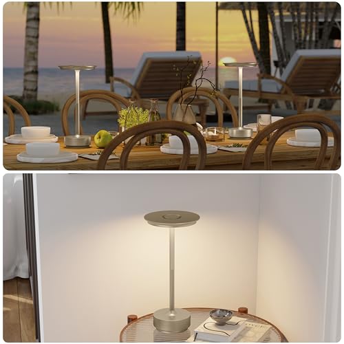 2 Pack Rechargeable Table Lamps Cordless (2 Count)