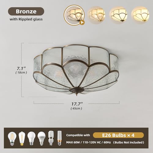 Bronze Vintage Ceiling Light