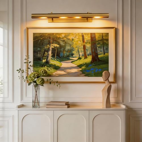 30 inch Picture Light Hardwired Brass Picture Light for Wal