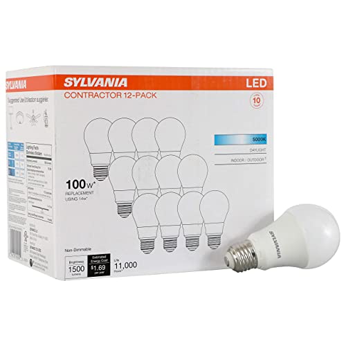 Sylvania LED A19 Light Bulb (12 Count)