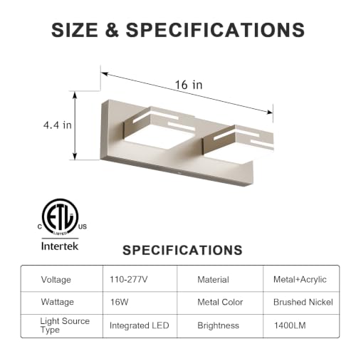 LED Modern Bathroom Vanity Light Fixtures