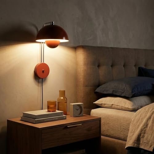 Mid Century Modern Bud Plug in Wall Sconces
