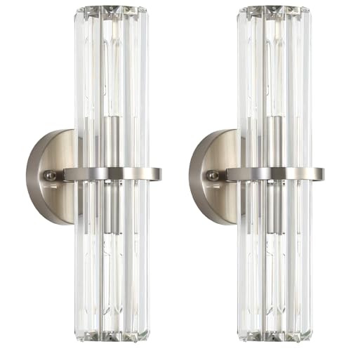 Crystal Wall Sconce Set of 2 (2 Count)
