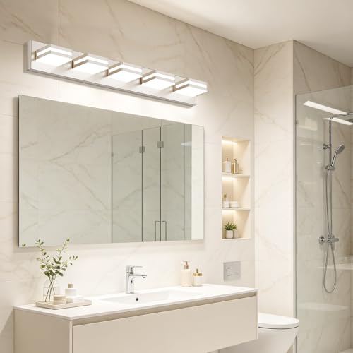 Bathroom Lights Fixtures Over Mirror