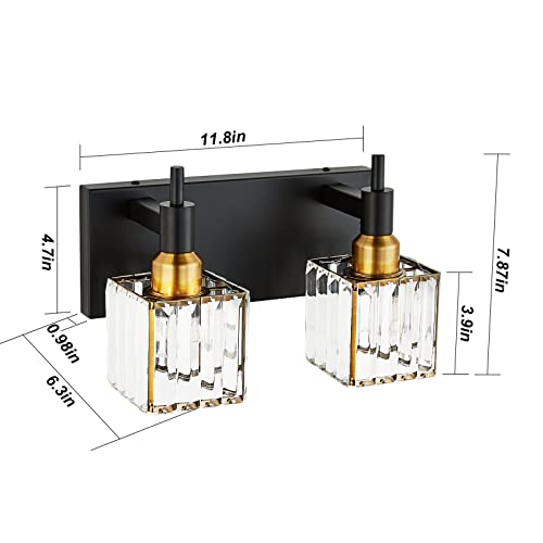 Modern Crystal Bathroom Vanity Light 2