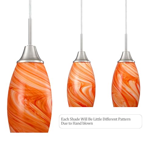 Mini Glass Pendant Light (3 Count)