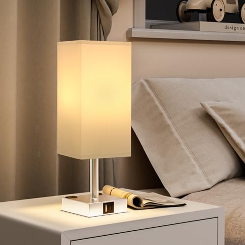 White Touch Table Lamp for Bedroom