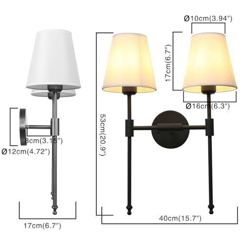 Classic Rustic Double Sconce 2