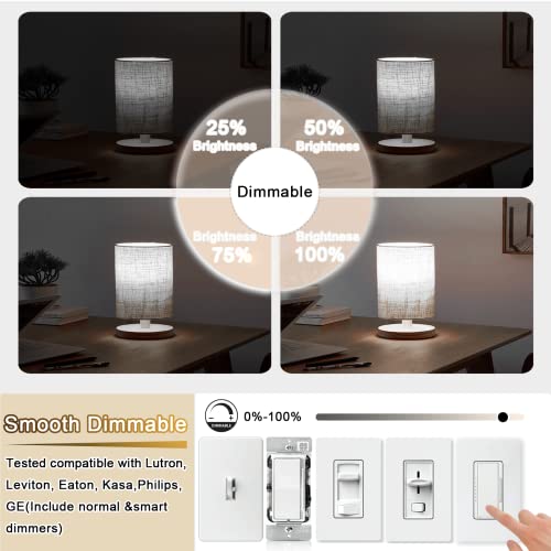3.2 Inch 5000K Daylight White E26 LED Bulb 60 Watt Equal (4 Count)
