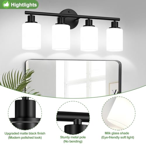 4 Light Bathroom Light Fixtures