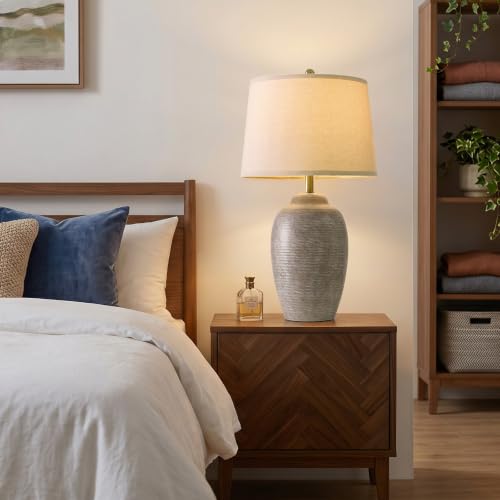 29.5" Tall Vintage Ceramic Table Lamp with 5FT Cord