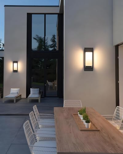 Dusk to Dawn Outdoor Wall Lights 2 Pack