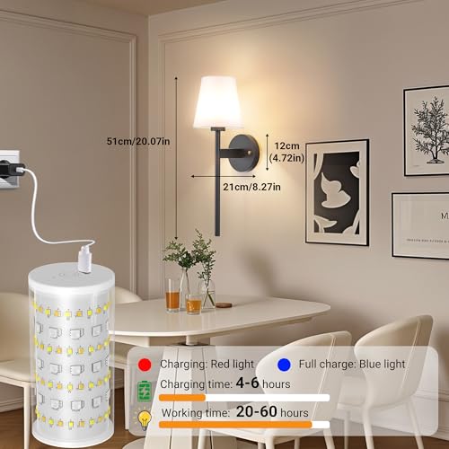 Battery Operated Wall Sconce (2 Count)