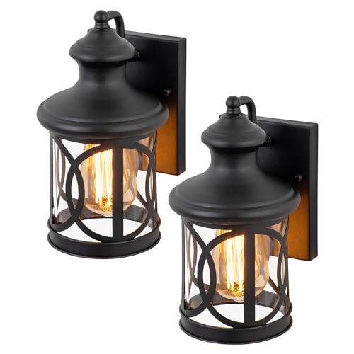 2 Pack Outdoor Wall Lights (2 Count)