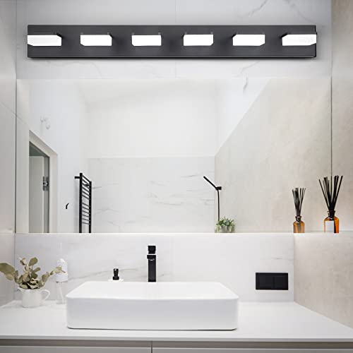 3 Colors Dimmable Bathroom Light Fixtures Over Mirror