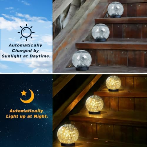 Solar Garden Lights Outdoor Waterproof (4 Count)