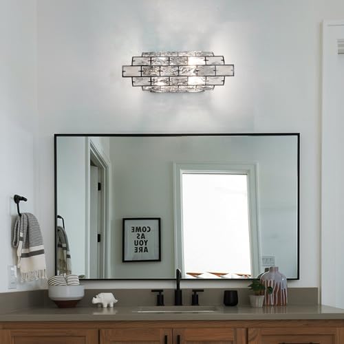 Chrome Crystal Wall Sconce
