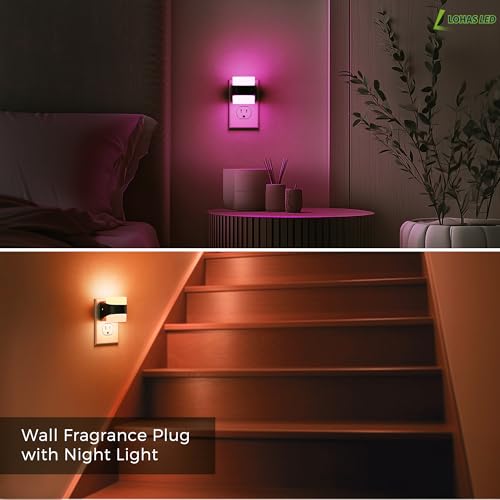 Colored Night Lights Plug into Wall (2 Count)