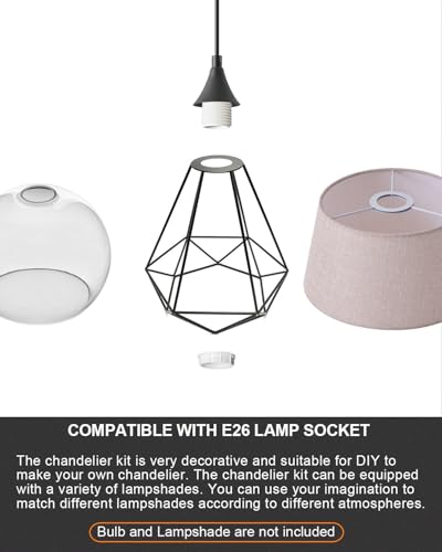 Vintage Black Pendant Light Kit