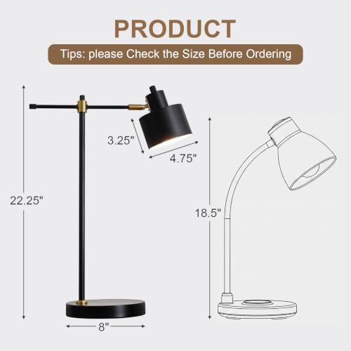 22.2" Modern Desk Lamp
