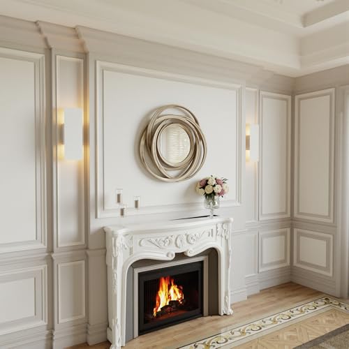 Hardwired White Wall Sconces