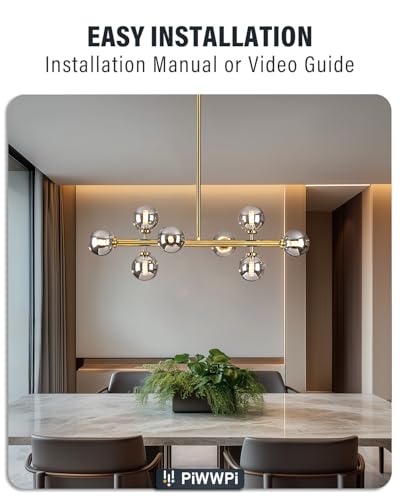 Modern Linear Chandeliers for Dining Room