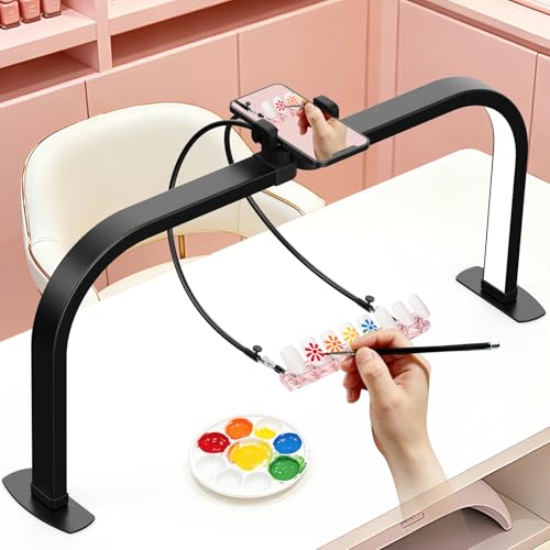 Half Moon Nail Light for Desk with Soldering Clips & Phone Holder (5 Count)