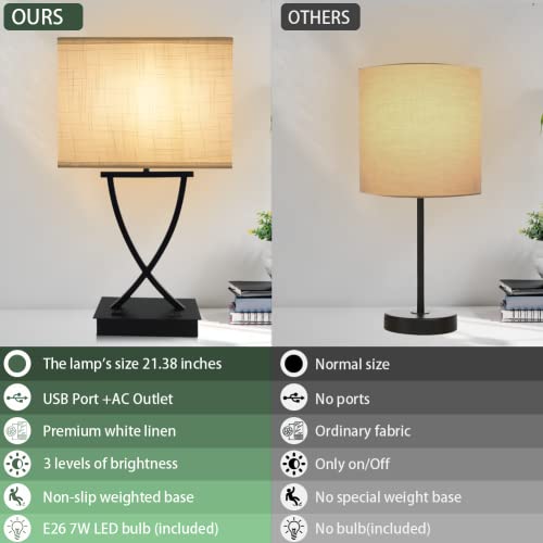 Touch Table Lamp for Living Room