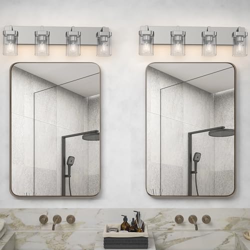 4 Light Bathroom Light Fixtures (4 Count)